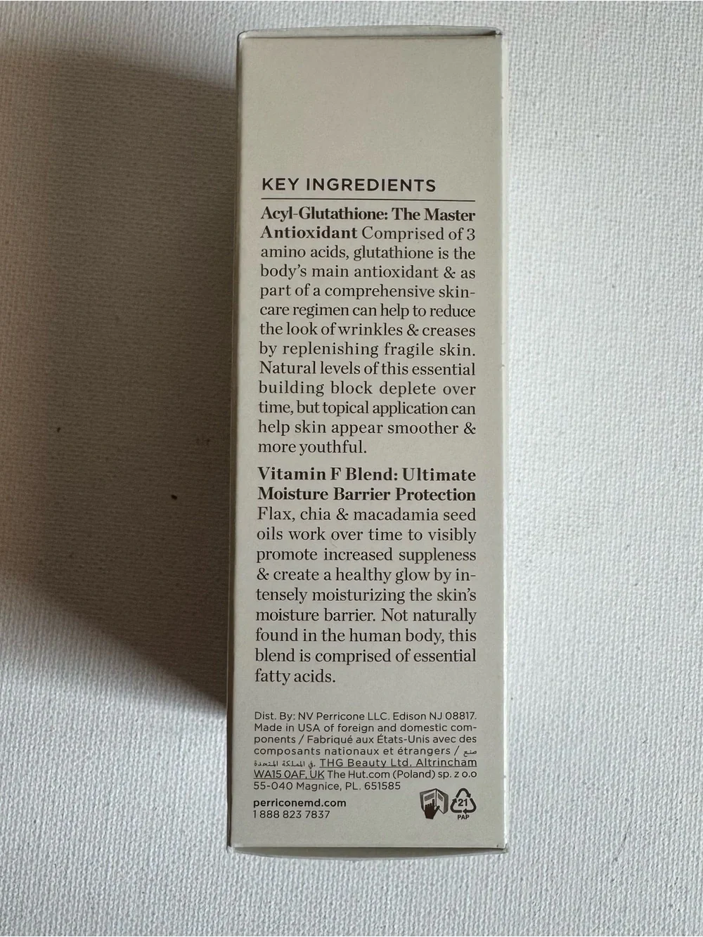Perricone MD Essential Fx Acyl-Glutathione Eyelid Lift Serum 15mL NIB New